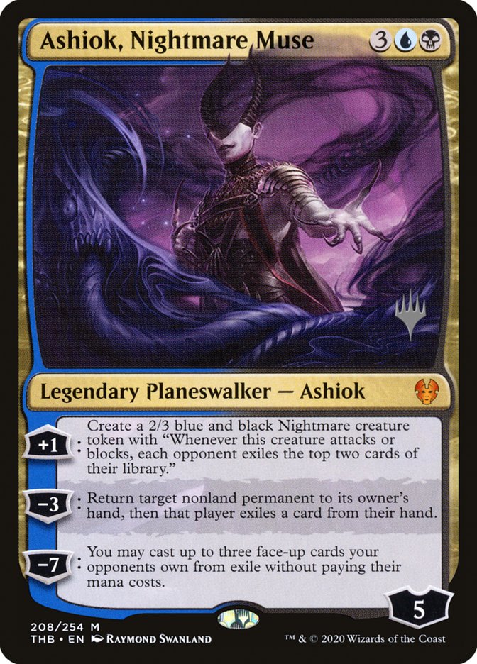 Ashiok, Nightmare Muse (Promo Pack) [Theros Beyond Death Promos] | Arkham Games and Comics