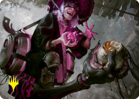 Undercity Scrounger Art Card (Gold-Stamped Signature) [Kamigawa: Neon Dynasty Art Series] | Arkham Games and Comics