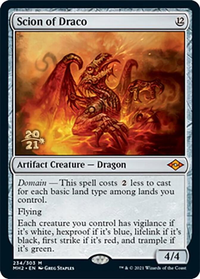 Scion of Draco [Modern Horizons 2 Prerelease Promos] | Arkham Games and Comics