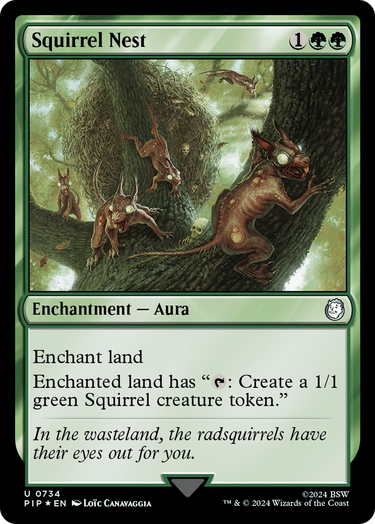 Squirrel Nest (Surge Foil) [Fallout] | Arkham Games and Comics