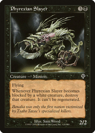 Phyrexian Slayer [Invasion] | Arkham Games and Comics