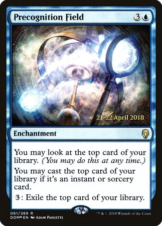 Precognition Field [Dominaria Promos] | Arkham Games and Comics