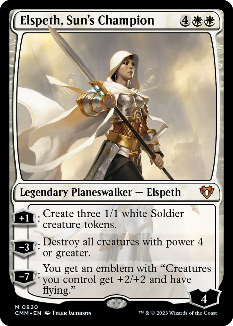 Elspeth, Sun's Champion [Commander Masters] | Arkham Games and Comics