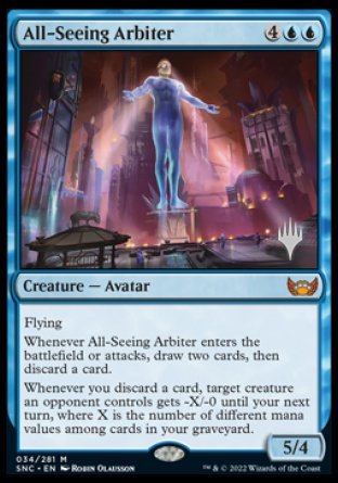 All-Seeing Arbiter (Promo Pack) [Streets of New Capenna Promos] | Arkham Games and Comics