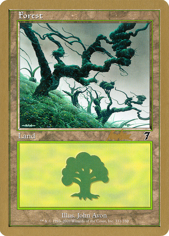 Forest (bk331) (Brian Kibler) [World Championship Decks 2002] | Arkham Games and Comics