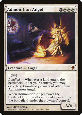 Admonition Angel [Worldwake] | Arkham Games and Comics