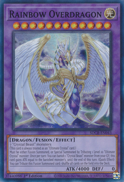 Rainbow Overdragon [SDCB-EN043] Super Rare | Arkham Games and Comics