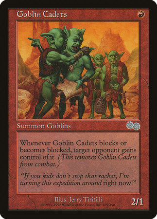 Goblin Cadets [Urza's Saga] | Arkham Games and Comics