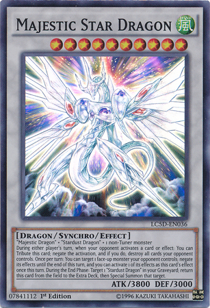 Majestic Star Dragon [LC5D-EN036] Super Rare | Arkham Games and Comics