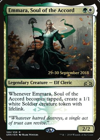 Emmara, Soul of the Accord [Guilds of Ravnica Promos] | Arkham Games and Comics