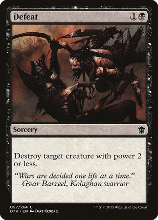 Defeat [Dragons of Tarkir] | Arkham Games and Comics