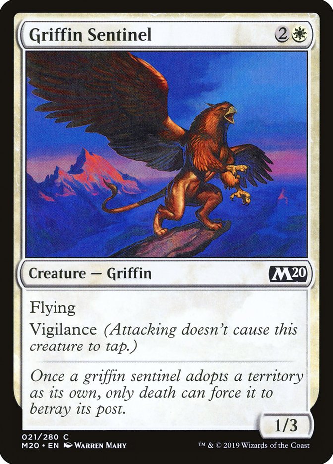 Griffin Sentinel [Core Set 2020] | Arkham Games and Comics