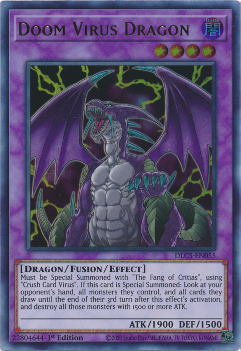 Doom Virus Dragon [DLCS-EN055] Ultra Rare | Arkham Games and Comics