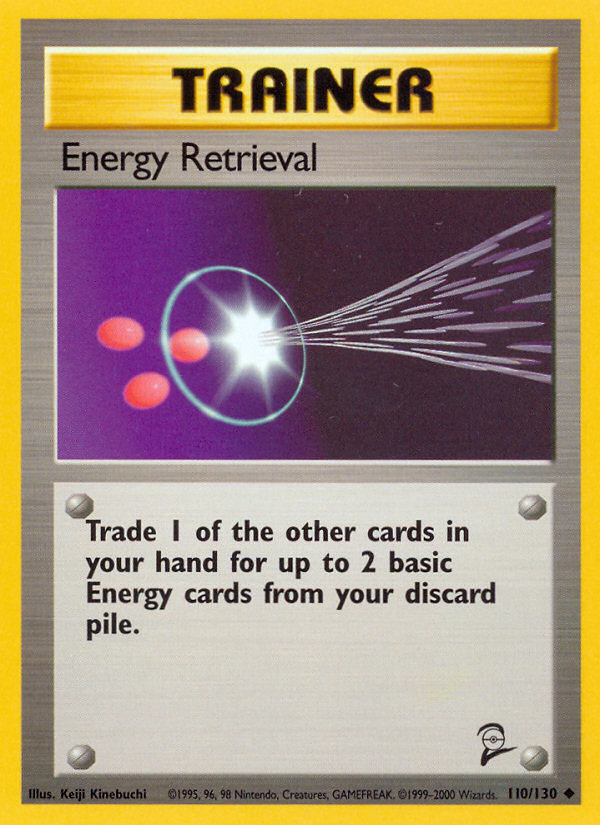 Energy Retrieval (110/130) [Base Set 2] | Arkham Games and Comics