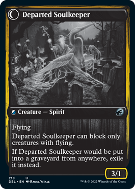 Devoted Grafkeeper // Departed Soulkeeper [Innistrad: Double Feature] | Arkham Games and Comics