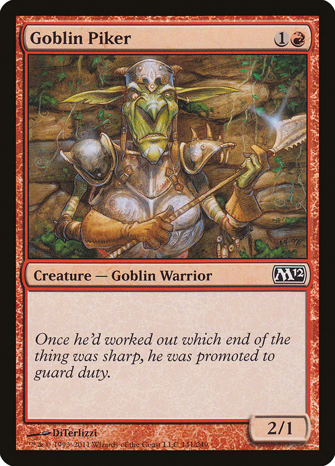 Goblin Piker [Magic 2012] | Arkham Games and Comics