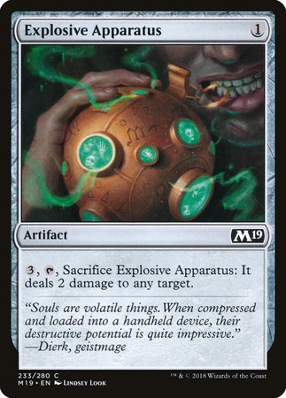 Explosive Apparatus [Core Set 2019] | Arkham Games and Comics