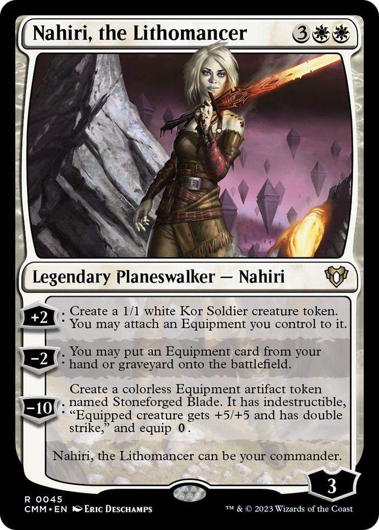 Nahiri, the Lithomancer [Commander Masters] | Arkham Games and Comics