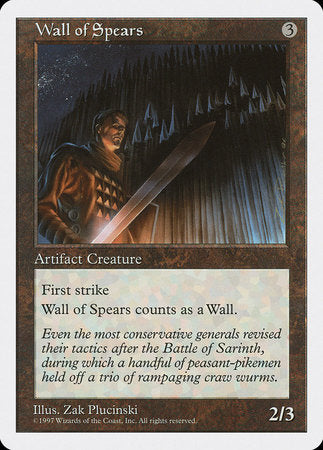 Wall of Spears [Fifth Edition] | Arkham Games and Comics