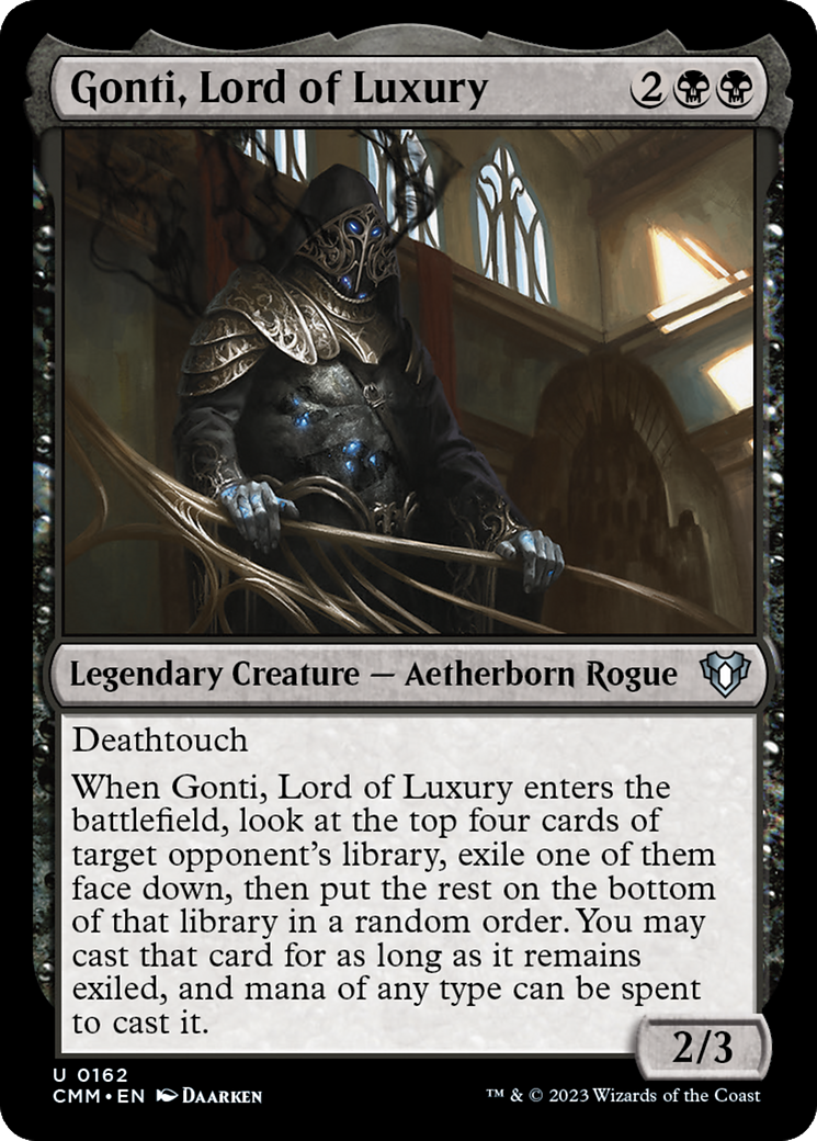 Gonti, Lord of Luxury [Commander Masters] | Arkham Games and Comics