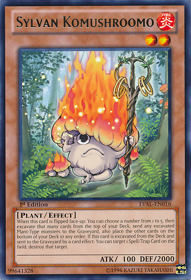 Sylvan Komushroomo [LVAL-EN016] Rare | Arkham Games and Comics