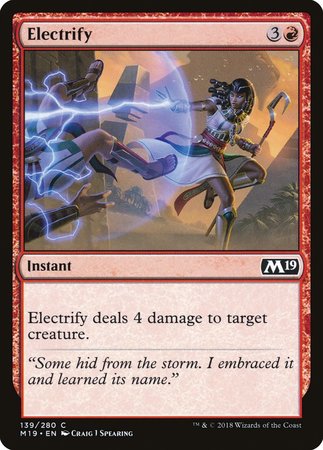 Electrify [Core Set 2019] | Arkham Games and Comics