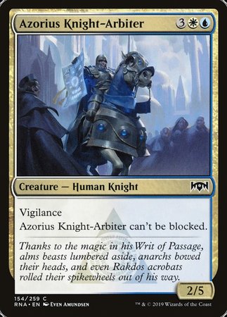 Azorius Knight-Arbiter [Ravnica Allegiance] | Arkham Games and Comics