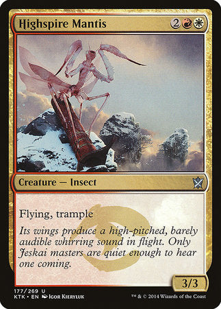 Highspire Mantis [Khans of Tarkir] | Arkham Games and Comics