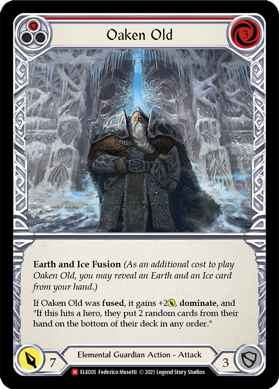 Oaken Old [ELE005] (Tales of Aria)  1st Edition Rainbow Foil | Arkham Games and Comics