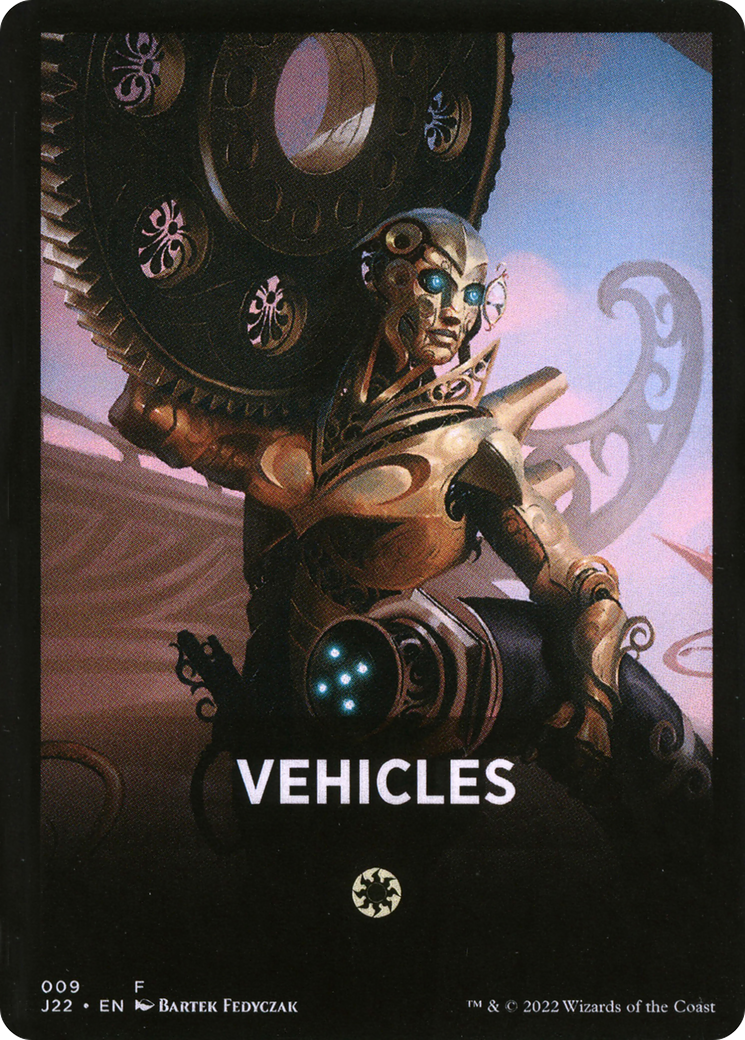 Vehicles Theme Card [Jumpstart 2022 Front Cards] | Arkham Games and Comics