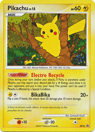 Pikachu (DP16) [Countdown Calendar Promos] | Arkham Games and Comics