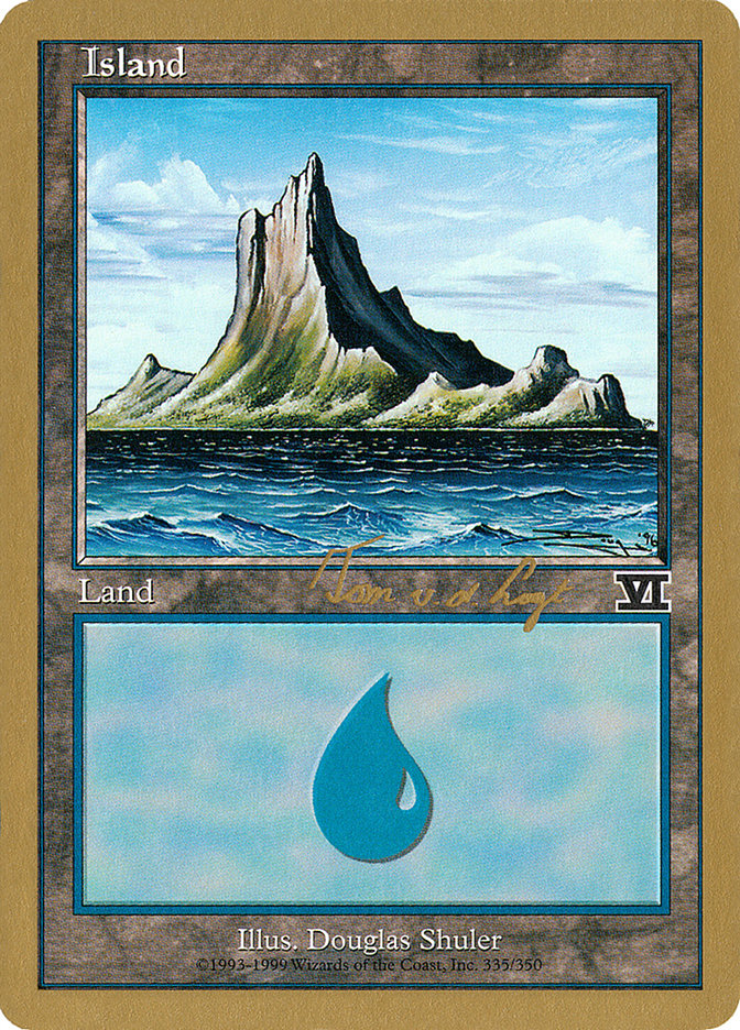 Island (tvdl335) (Tom van de Logt) [World Championship Decks 2000] | Arkham Games and Comics