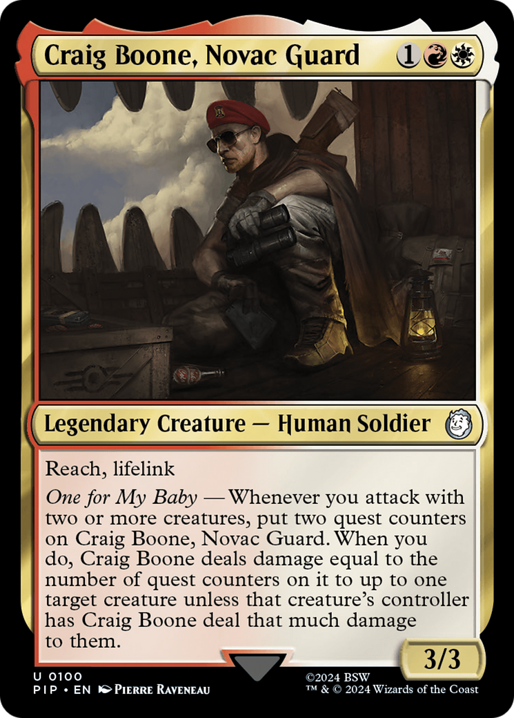 Craig Boone, Novac Guard [Fallout] | Arkham Games and Comics