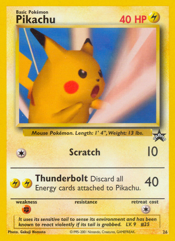 Pikachu (26) [Wizards of the Coast: Black Star Promos] | Arkham Games and Comics