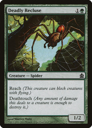 Deadly Recluse [Commander 2011] | Arkham Games and Comics