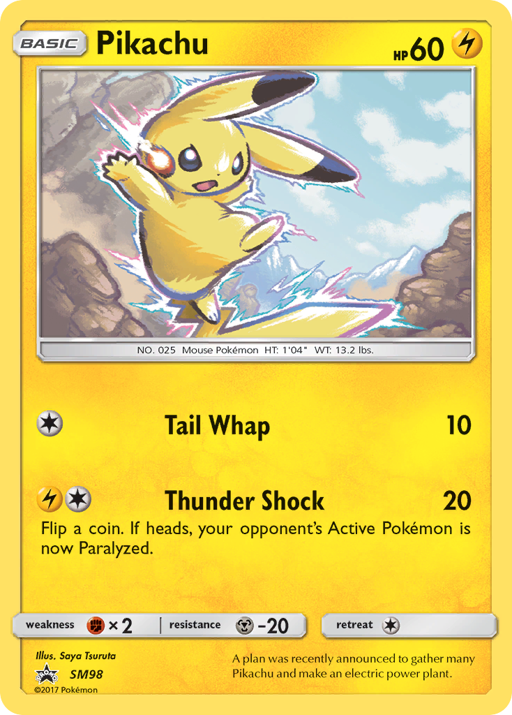 Pikachu (SM98) [Sun & Moon: Black Star Promos] | Arkham Games and Comics