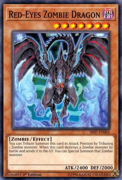 Red-Eyes Zombie Dragon [SR07-EN005] Common | Arkham Games and Comics