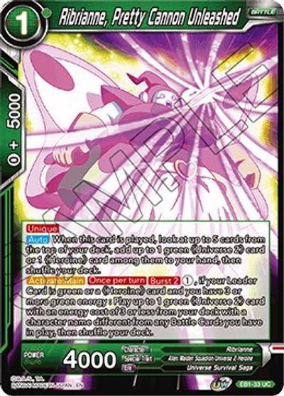 Ribrianne, Pretty Cannon Unleashed (EB1-033) [Battle Evolution Booster] | Arkham Games and Comics