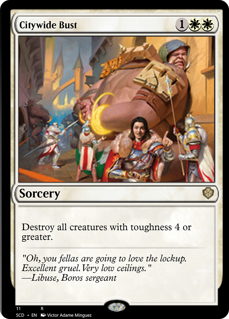 Citywide Bust [Starter Commander Decks] | Arkham Games and Comics