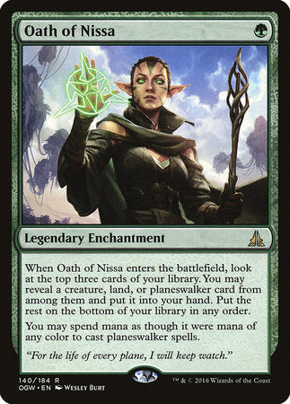 Oath of Nissa [Oath of the Gatewatch] | Arkham Games and Comics