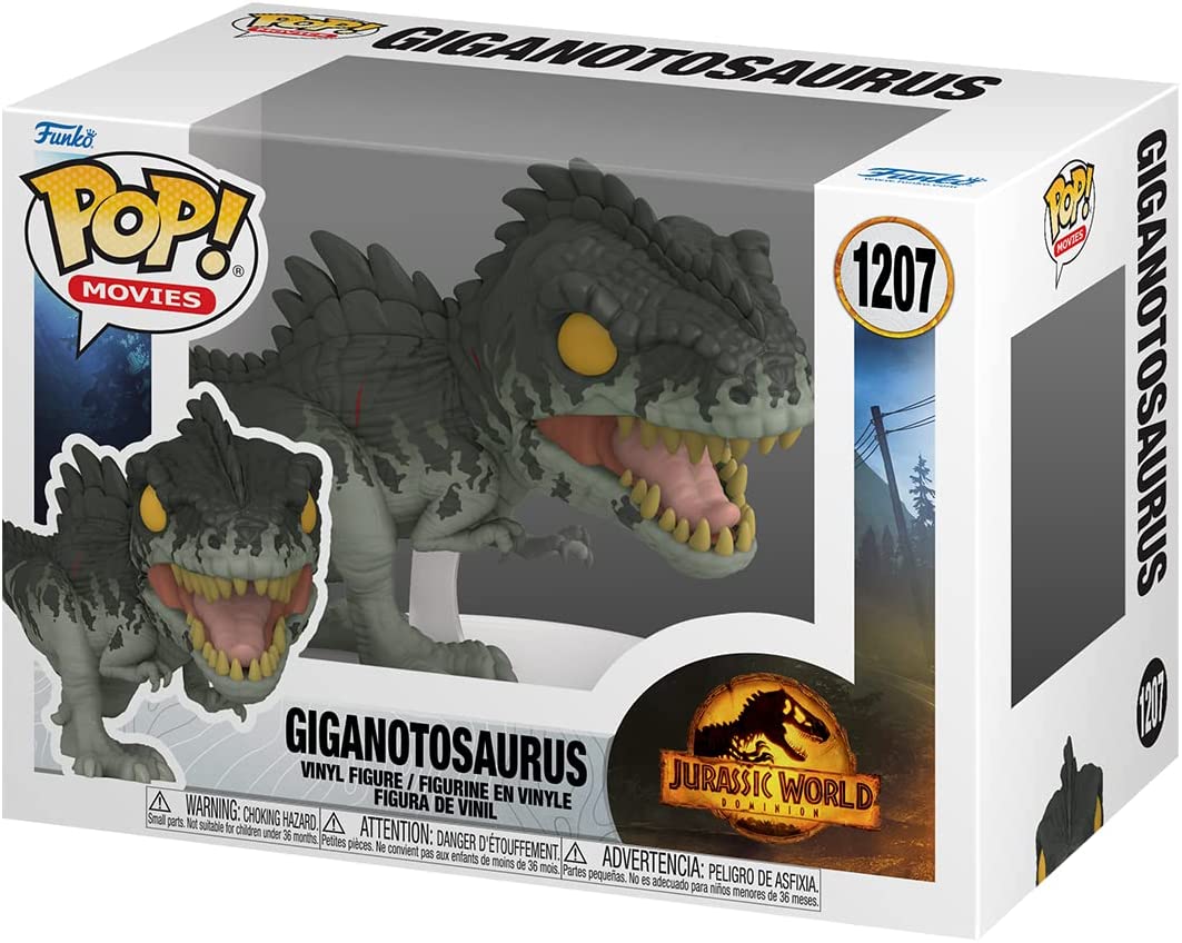 Funko POP GIGANOTOSAURUS - JURASSIC WORLD: DOMINION #1207 | Arkham Games and Comics