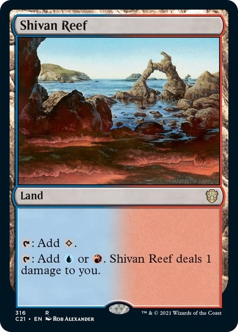 Shivan Reef [Commander 2021] | Arkham Games and Comics
