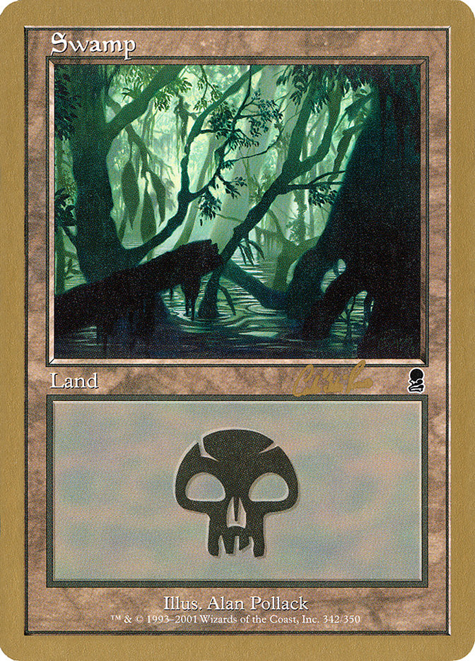 Swamp (cr342) (Carlos Romao) [World Championship Decks 2002] | Arkham Games and Comics