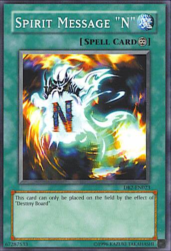 Spirit Message "N" [DB2-EN023] Common | Arkham Games and Comics