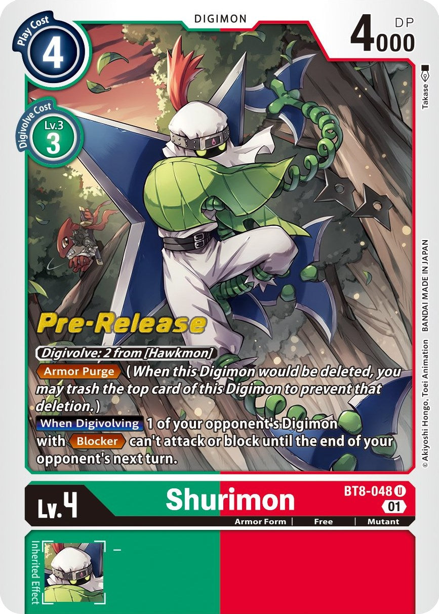 Shurimon [BT8-048] [New Awakening Pre-Release Cards] | Arkham Games and Comics