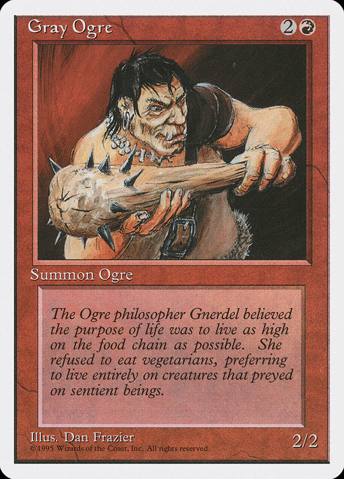 Gray Ogre [Fourth Edition] | Arkham Games and Comics