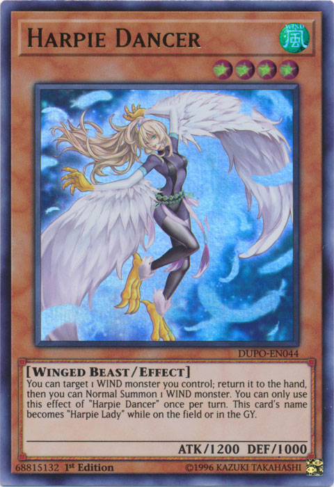 Harpie Dancer [DUPO-EN044] Ultra Rare | Arkham Games and Comics