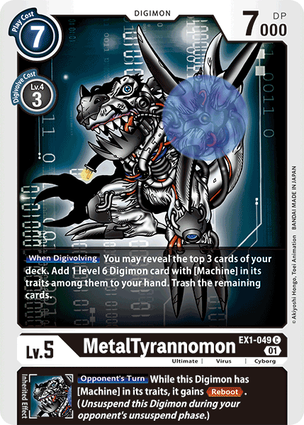 MetalTyrannomon [EX1-049] [Classic Collection] | Arkham Games and Comics