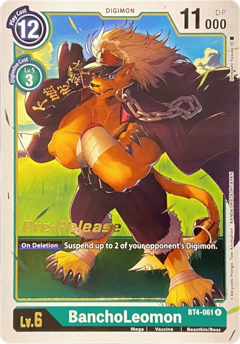 BanchoLeomon [BT4-061] [Great Legend Pre-Release Promos] | Arkham Games and Comics