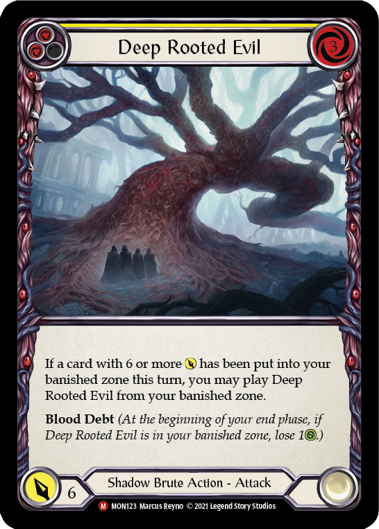 Deep Rooted Evil [MON123] (Monarch)  1st Edition Normal | Arkham Games and Comics